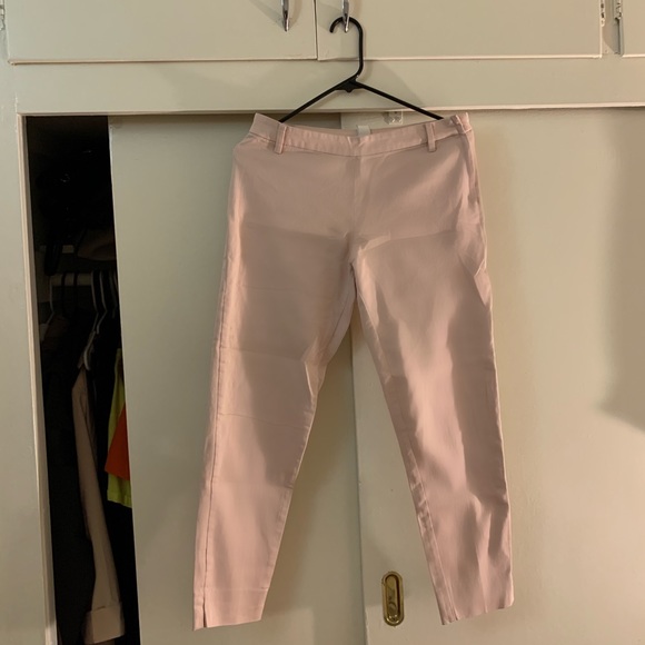 H&M Pants - H&M light peach/pink cigarette pants